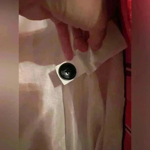 Banana Republic STRIPE COLLARLESS COAT Womens XS - Picture 7 of 10